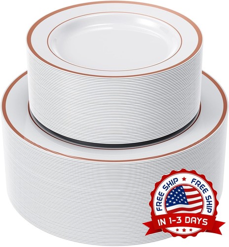 120 platos desechables - 120,