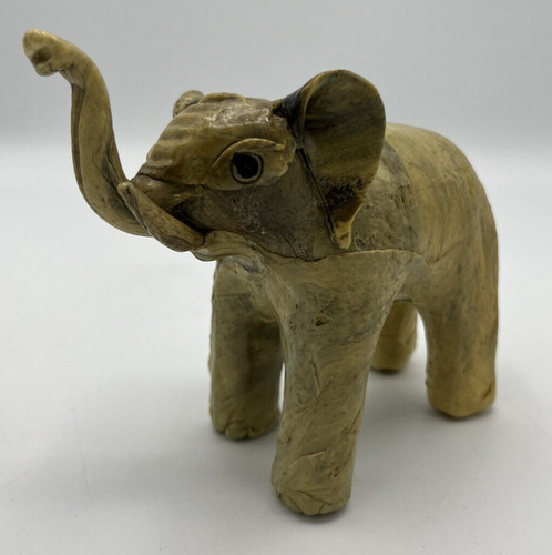 Paper mache elephant sculpture - paper,