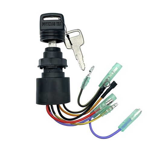 Boat ignition switch with - switch,