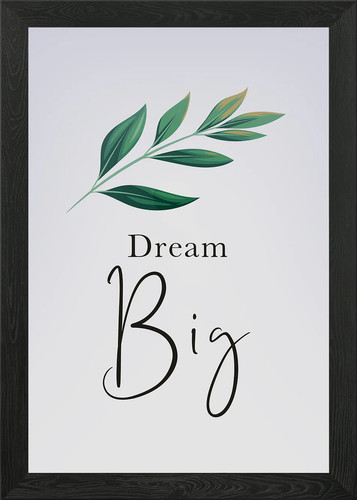 Dream big framed - big,