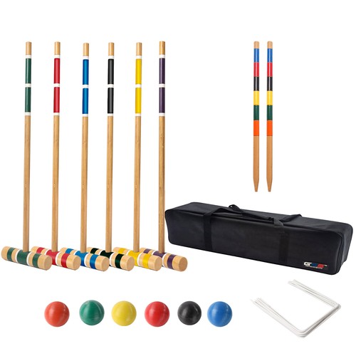 Player complete croquet set - 6-player,