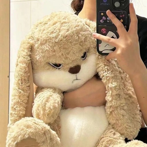 Cute 30cm angry rabbit plush - angry,