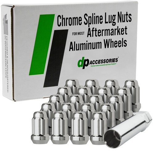 Chrome lug nuts - nuts, for