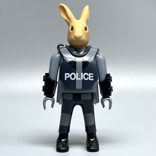Playmobil rabbit policeman - rabbit,