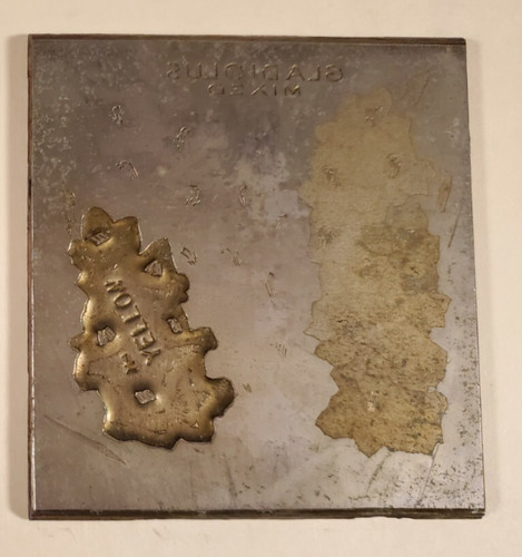 Etching engraved metal - engraved,