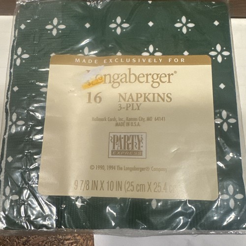 Longaberger paper napkins - longaberger,