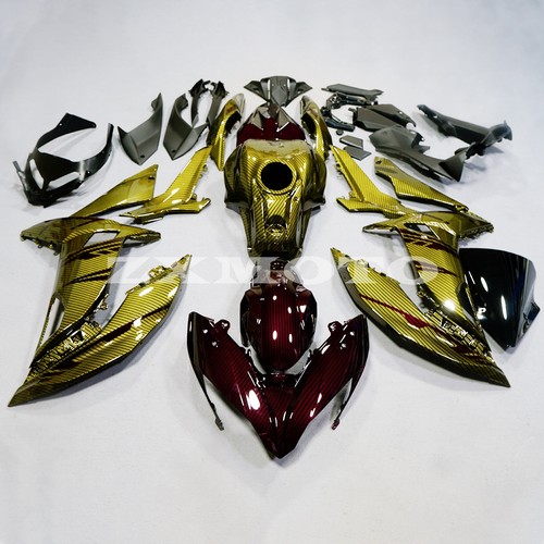 Gold red black carbon - black, fiber