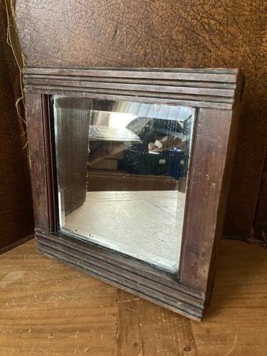 Antique solid oak - antique, mirror