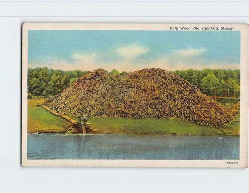 Postcard pulp wood - pulp,
