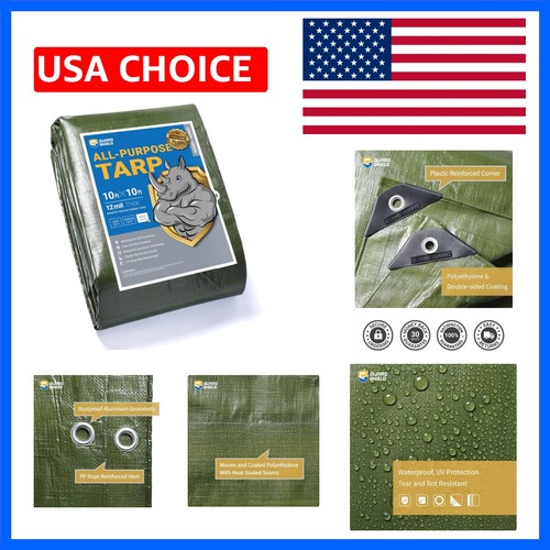 Green tarps heavy duty plus - tarps,