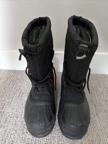 Sorel glacier black - black, waterproof
