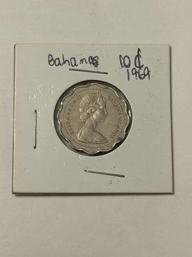 1969 bahamas cents coin - 1969,