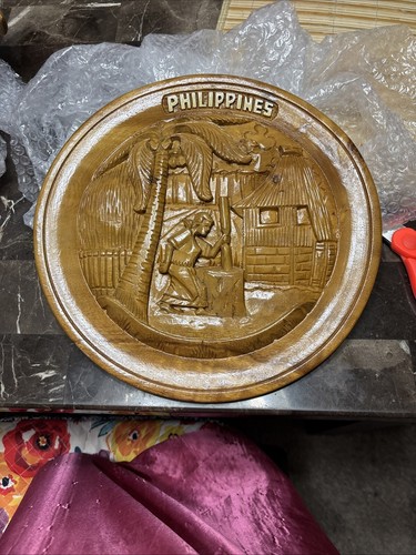 Philippines hand carved wood - hand,