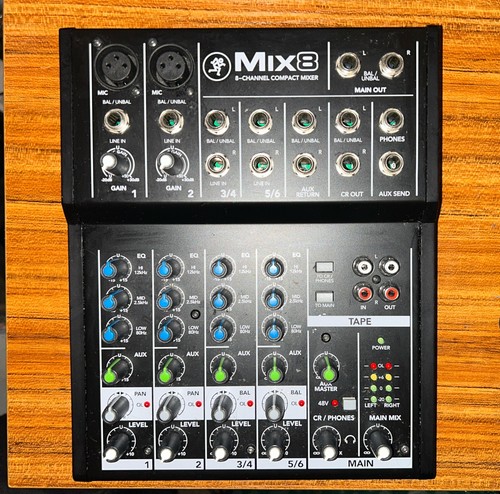 Mackie mix8 channel compact - mackie,