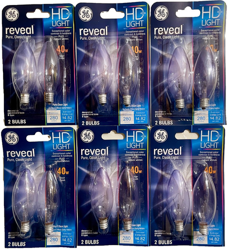 40w b10 clear reveal - ge,