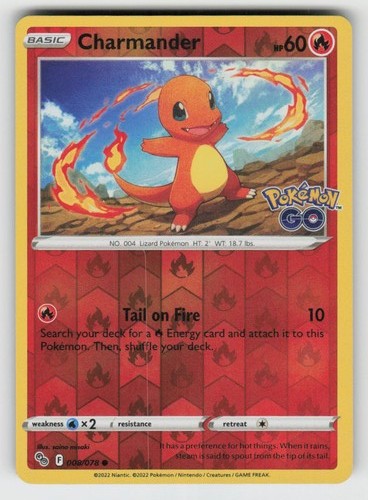 Reverse holo charmander - holo,