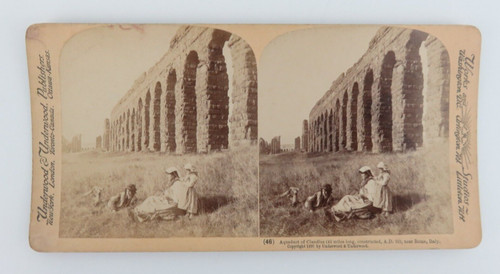 Aqueduct claudius near rome - of,