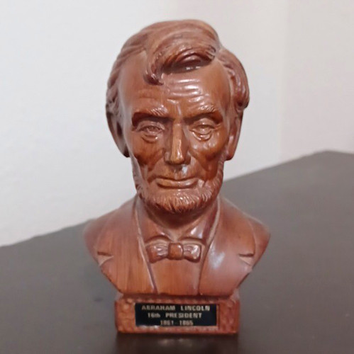 Abraham lincoln bust figurine - lincoln,