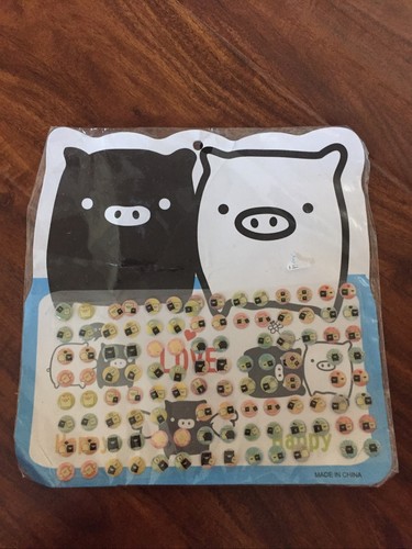 Monokuro boo sticker happy - monokuro, sticker-