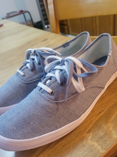 Ladies blue chambray - blue,