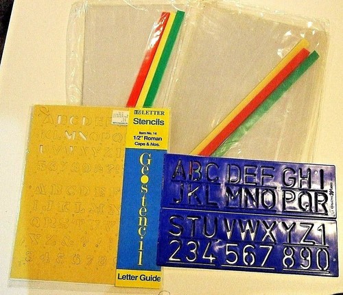 Lot six clear view folders - lot, of