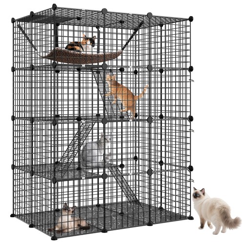 Tier inch large cat cage - large,