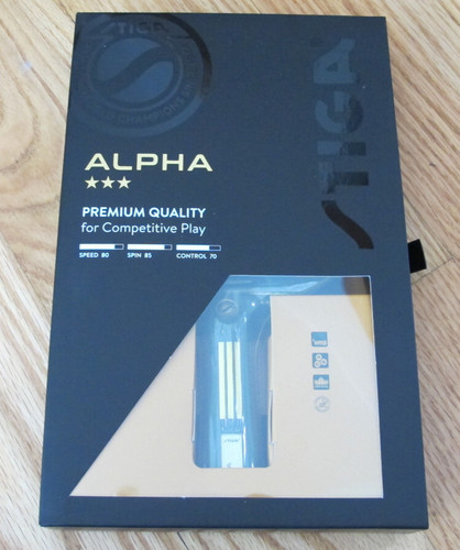 Stiga alpha ping pong paddle - alpha,
