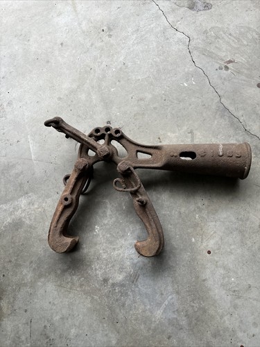 Antique cast iron railroad - cast,