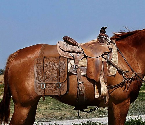 Leather western handmade - leather,