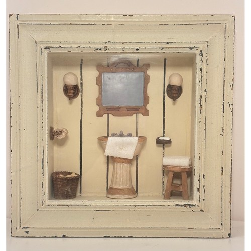 Vintage shabby chic bathroom - vintage,