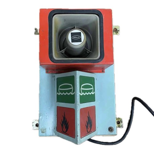 Vintage fire alarm lifeboat - -,