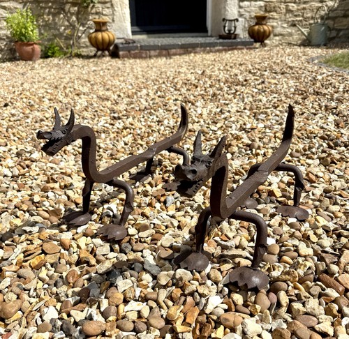 Hand forged fire dragon - hand,