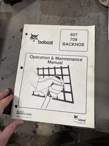 Bobcat hydraulic backhoe - bobcat,