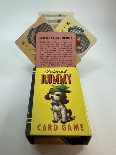 Vintage animal rummy - animal,