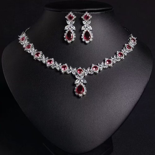 Vintage ruby red crystal - ruby,