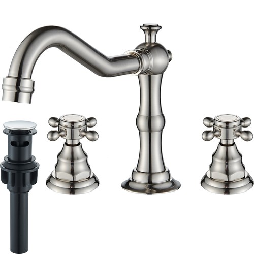 Brushed nickel widespread - brushed,
