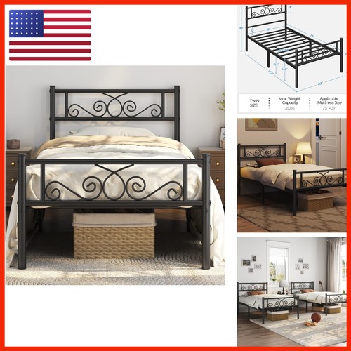 Yaheetech twin metal bed frame - yaheetech,