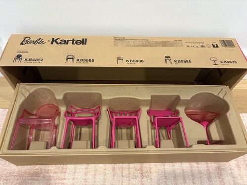 Bnib barbie kartell piece - kartell, 5-piece
