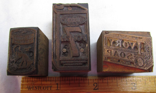 Letter press wood block - press,