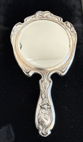 Silver plated vanity - plated,