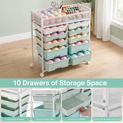 Green drawer rolling - green, 10