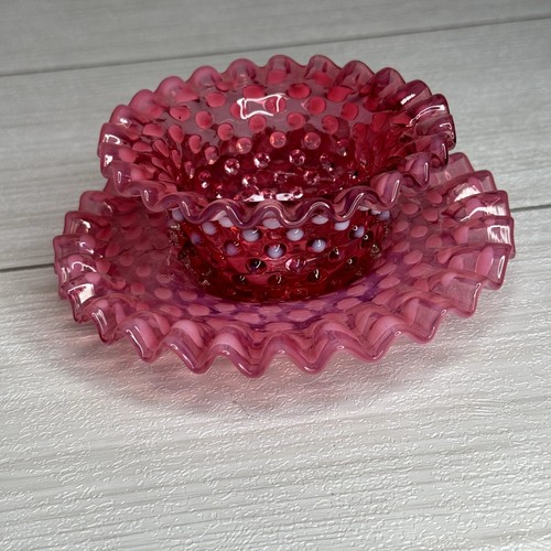 Fenton cranberry opalescent - fenton,