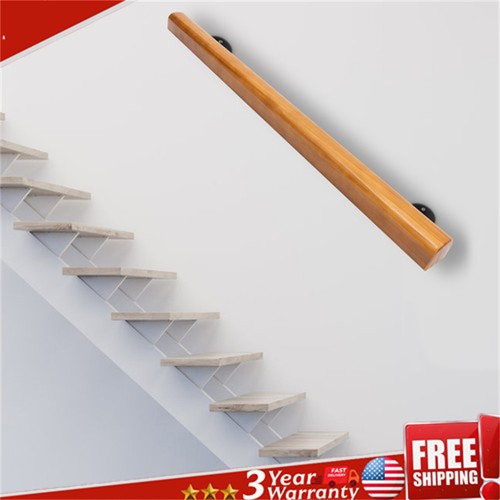 Modern wood handrail ft - modern,