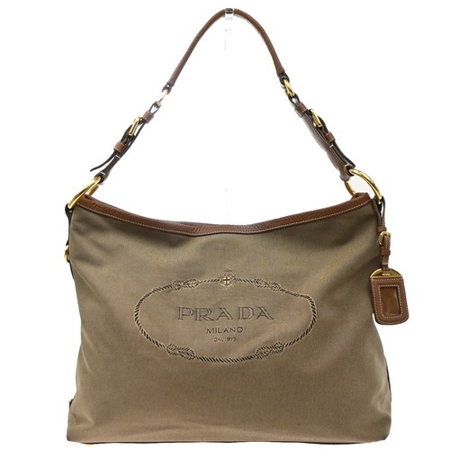 Prada logo jacquard shoulder - prada,