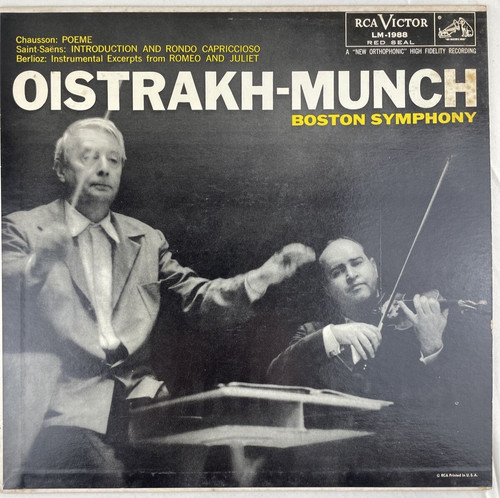 David oistrakh boston symphony - boston,
