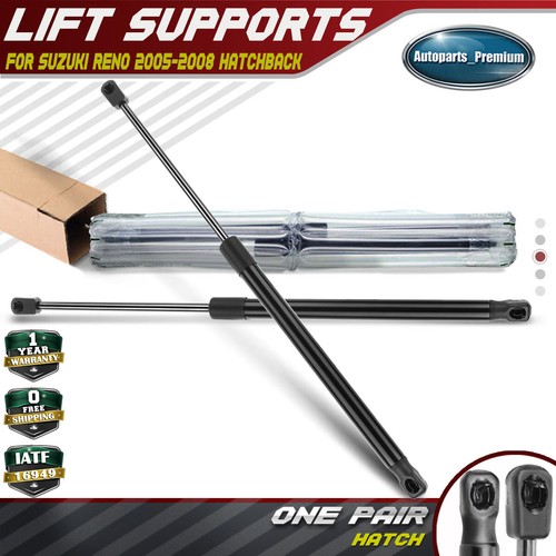 2pcs rear hatch - rear, supports