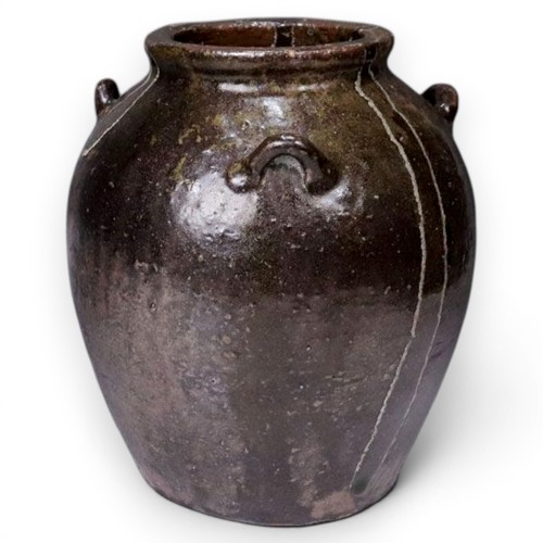 Pottery vase 19th - pottery,