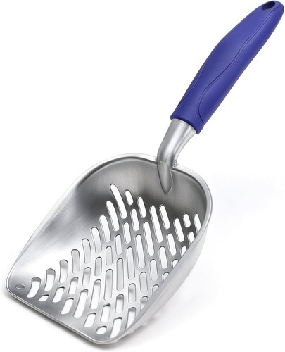 Cat litter scoop kitty - kitty, metal