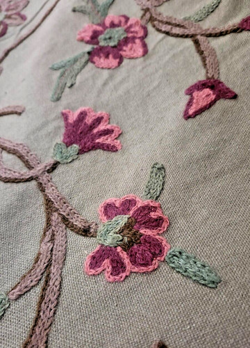 Floral and vine embroidered - floral,