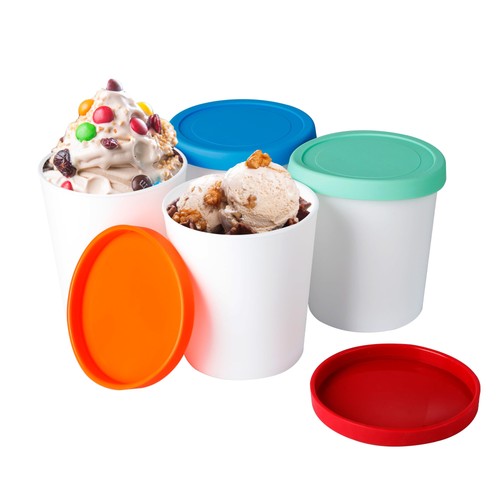 Ice cream containers for - ice,